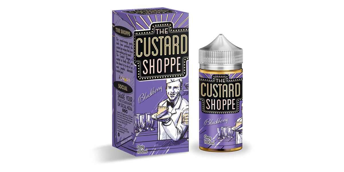 The Custard Shoppe BLACKBERRY CUSTARD